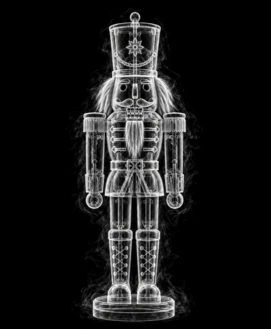 EXPOSED Nutcracker detailed X-ray artwork
