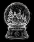 EXPOSED Snow Globe detailed X-ray artwork