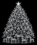 EXPOSED Christmas Tree detailed X-ray artwork