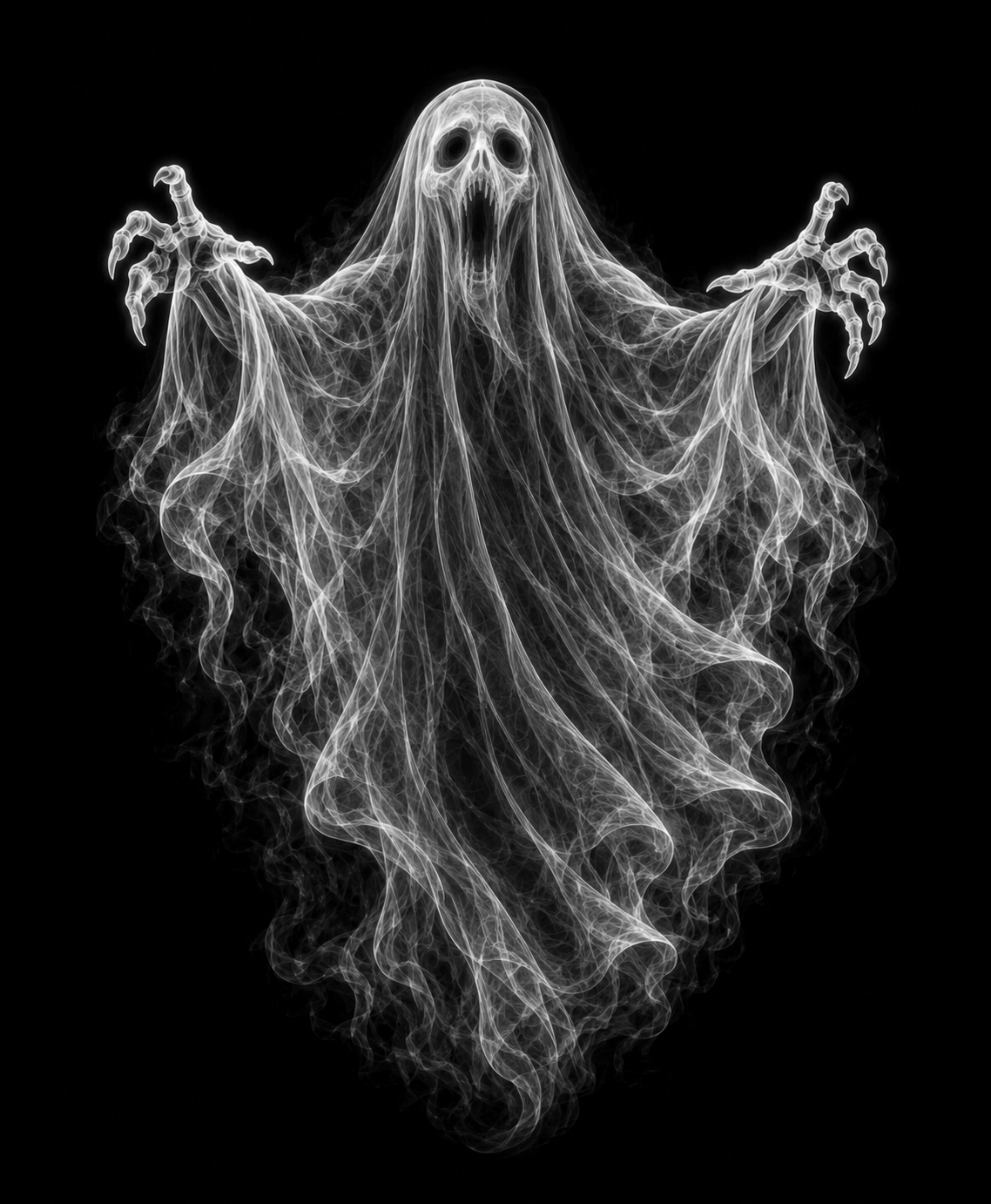 EXPOSED Halloween Ghost high-detail X-ray artwork