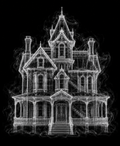 EXPOSED Halloween Haunted House high-detail X-ray artwork