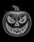 EXPOSED Halloween Pumpkin high-detail X-ray artwork
