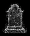 EXPOSED Halloween Tombstone high-detail X-ray artwork