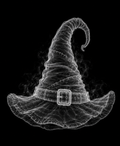 EXPOSED Halloween Witch Hat high-detail X-ray artwork