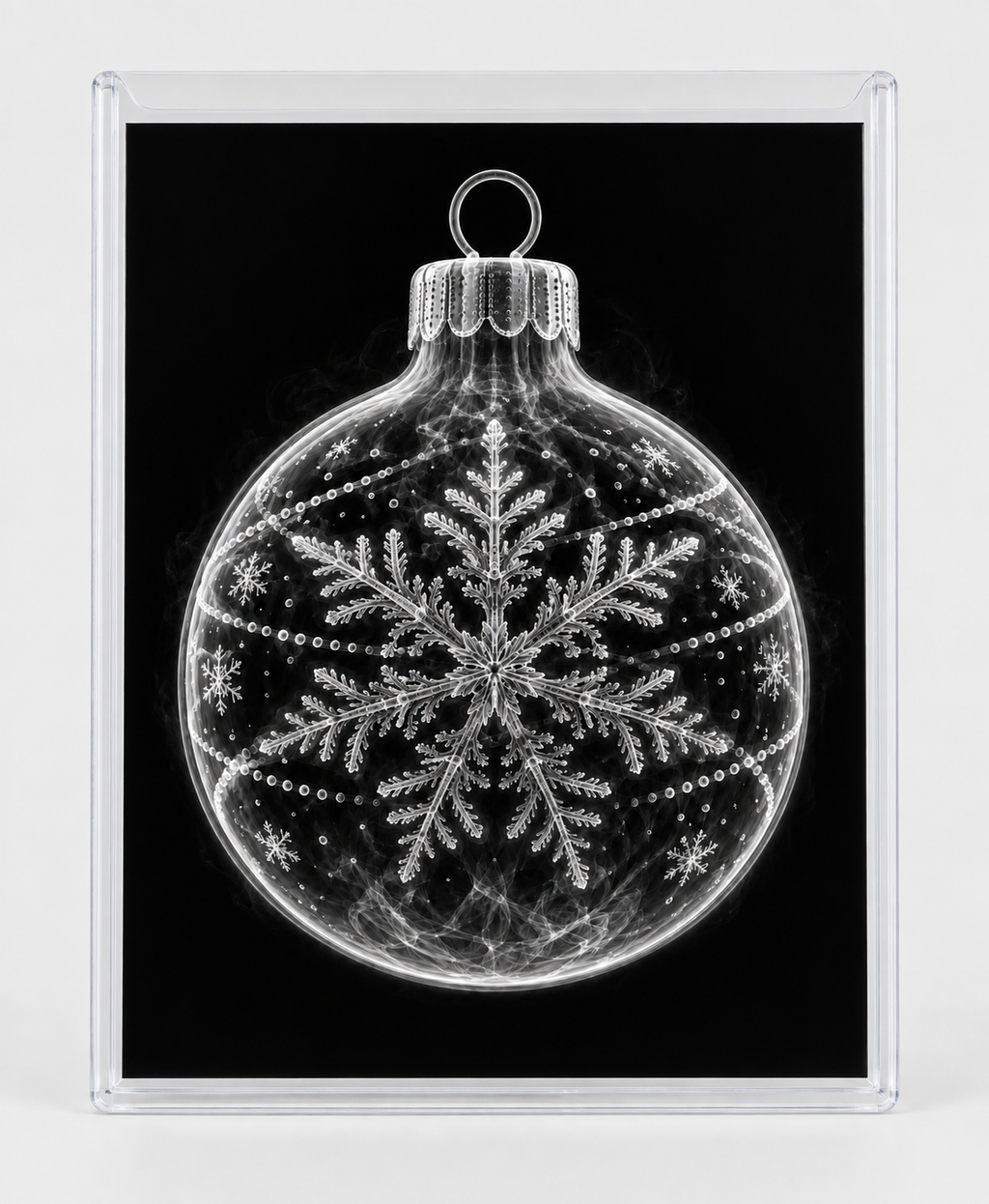 EXPOSED CHRISTMAS — ORNAMENT in clear rigid card sleeve