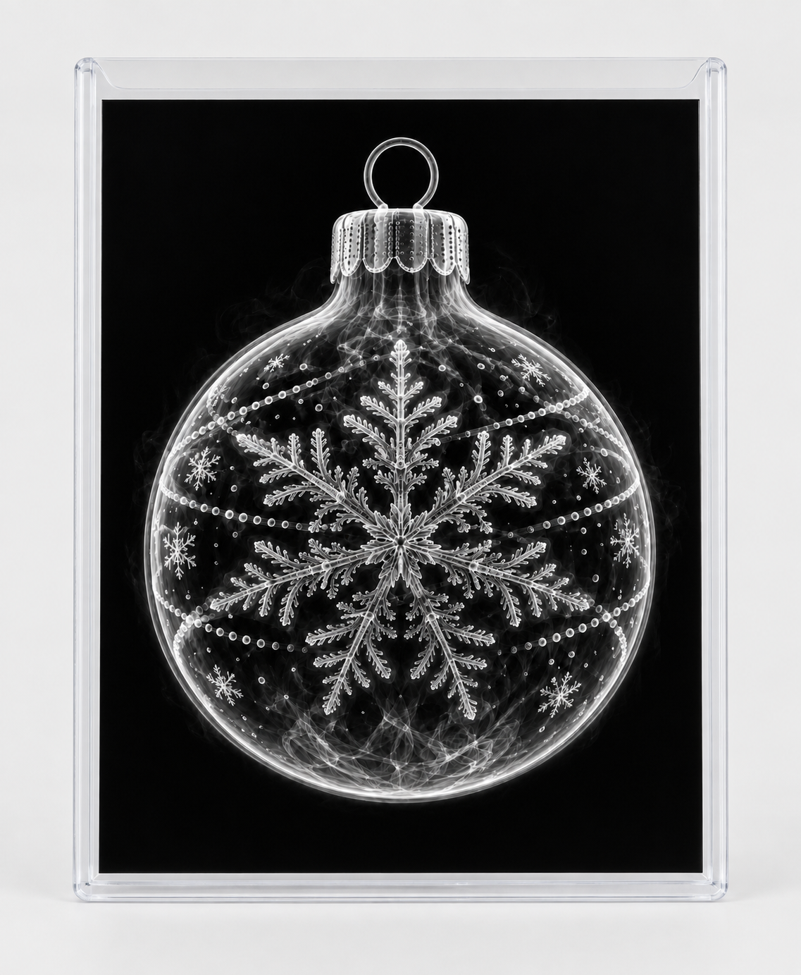 EXPOSED CHRISTMAS — ORNAMENT in clear rigid card sleeve