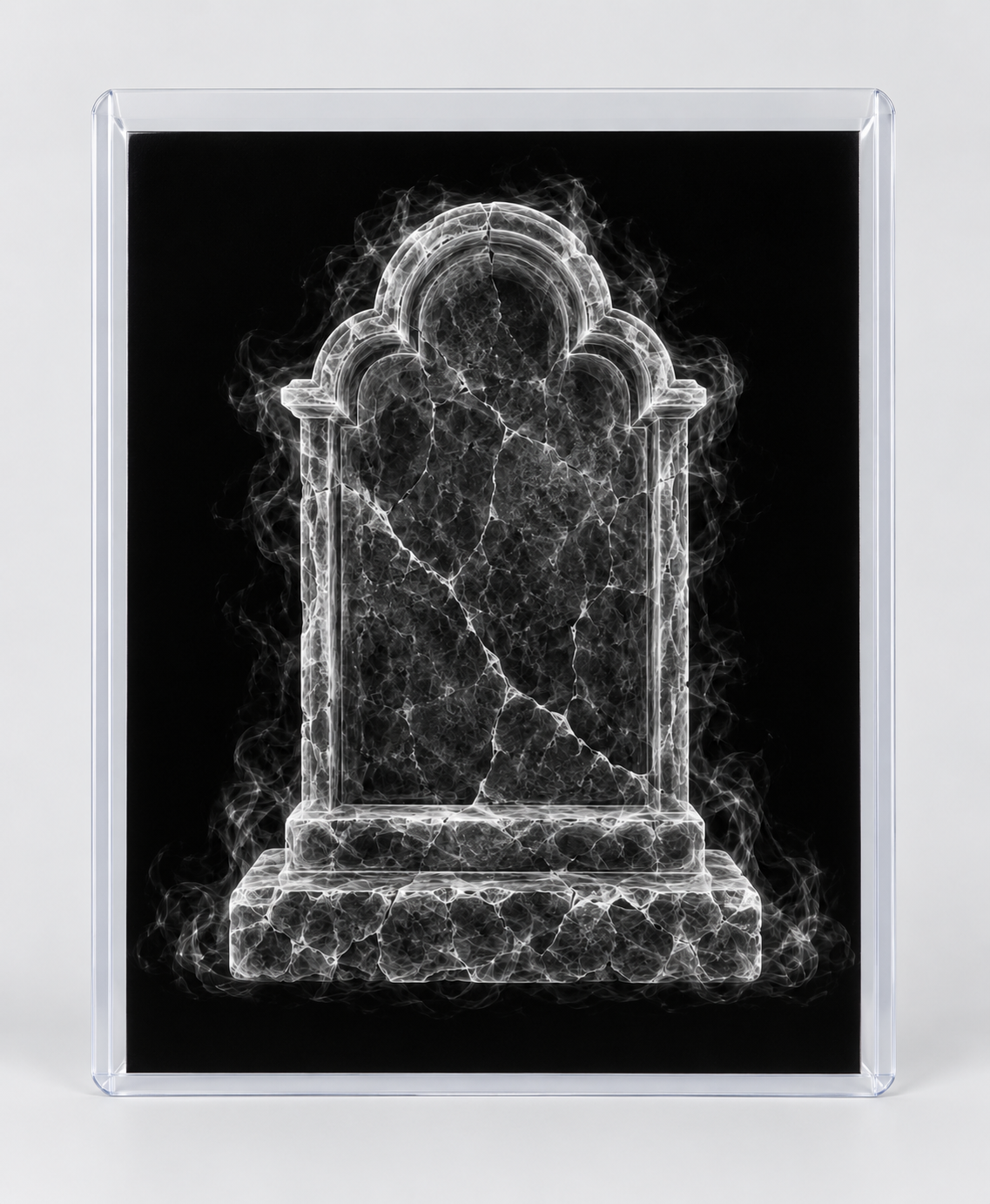 EXPOSED HALLOWEEN — TOMBSTONE in clear rigid card sleeve