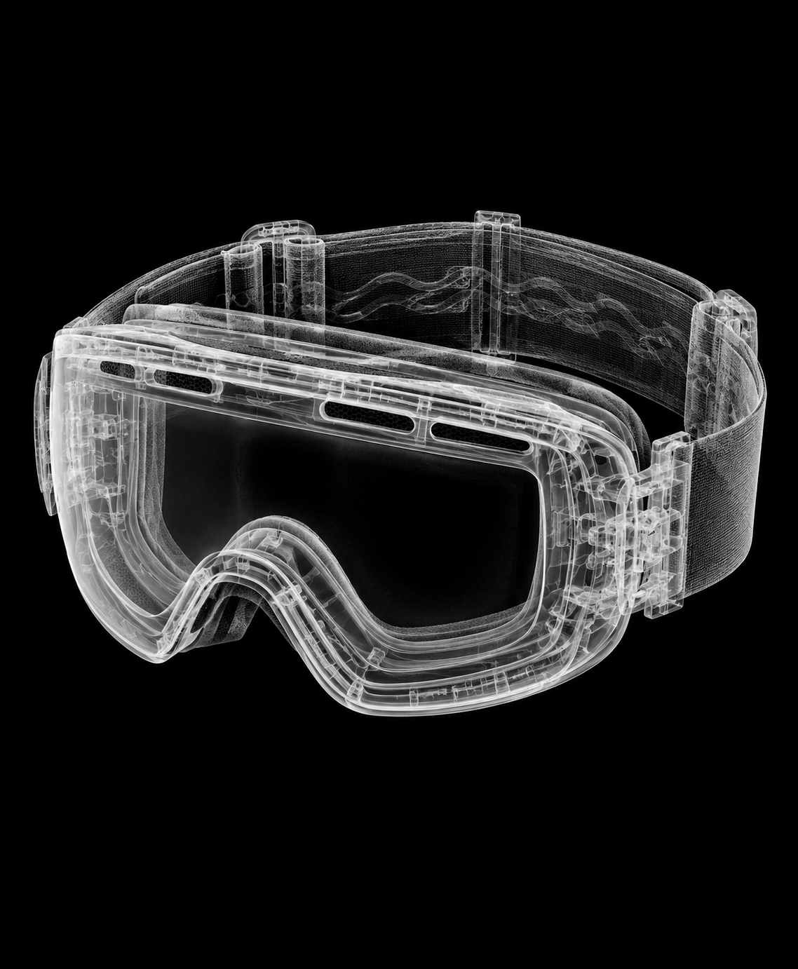 EXPOSED Winter Ski Goggles X-ray artwork